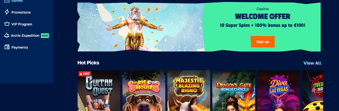 Bläddra bland heta spel