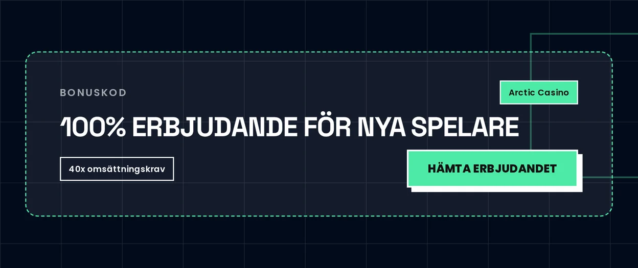 Hämta 100% välkomstbonus nu